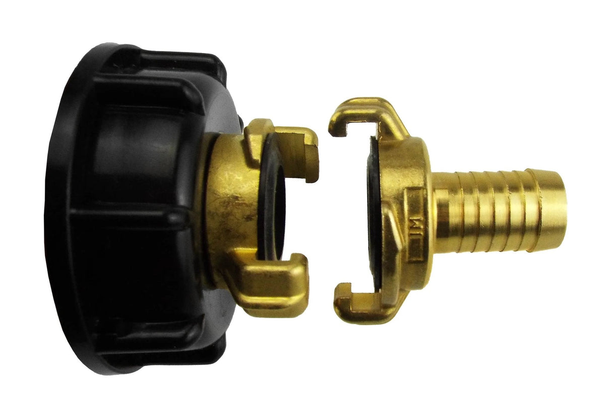 IBC 2” S60X6 Cap with Geka Type Fittings 19mm Barb - Armstrong Cheshire