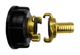 IBC 2” S60X6 Cap with Geka Type Fittings 19mm Barb - Armstrong Cheshire