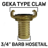 IBC 2” S60X6 Cap with Geka Type Fittings 19mm Barb - Armstrong Cheshire