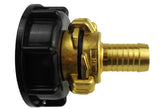 IBC 2” S60X6 Cap with Geka Type Fittings 19mm Barb - Armstrong Cheshire