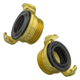 IBC 2” S60X6 Cap with Geka Type Fittings 25mm Barb Swivel Elbow - Armstrong Cheshire
