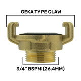IBC 2” S60X6 Cap with Geka Type Fittings 25mm Swivel Barb - Armstrong Cheshire