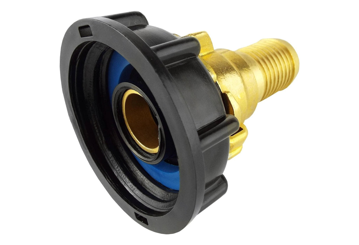 IBC 2” S60X6 Cap with Geka Type Fittings 25mm Swivel Barb - Armstrong Cheshire