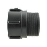 IBC 2” S60X6 Cap with Large Plastic Valve, 2” BSP Elbow and 50mm Barb Straight - Armstrong Cheshire