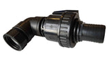 IBC 2” S60X6 Cap with Large Plastic Valve, 2” BSP Elbow and 50mm Barb Straight - Armstrong Cheshire