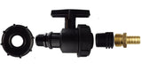 IBC 2” S60X6 Cap with Large Plastic Valve and 13mm Brass Barb - Armstrong Cheshire