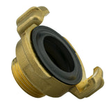 IBC 2” S60X6 Cap with Large Plastic Valve and Geka Type Fitting - Armstrong Cheshire