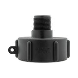 IBC 2” S60X6 Cap with Large Plastic Valve and Geka Type Fitting - Armstrong Cheshire