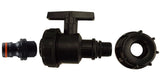 IBC 2” S60X6 Cap with Large Plastic Valve and Male Quick Connector - Armstrong Cheshire
