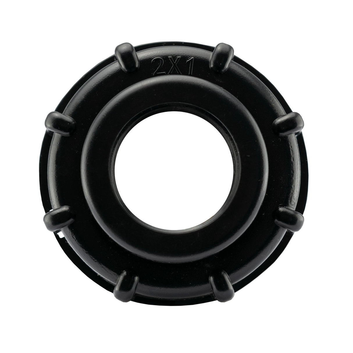 IBC 2” S60X6 Cap with Large Plastic Valve and MDPE Straight 25mm - Armstrong Cheshire