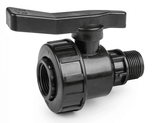 IBC 2” S60X6 Cap with Large Plastic Valve and MDPE Straight 32mm - Armstrong Cheshire