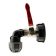 IBC 2” S60X6 Cap with Lever Valve and 25mm MDPE Elbow - Armstrong Cheshire