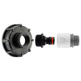 IBC 2” S60X6 Cap with Male Quick Connector and ¾” BSP Threaded Hose Connector - Armstrong Cheshire