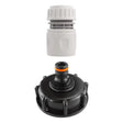 IBC 2” S60X6 Cap with Male Quick Connector and Hose Connector - Armstrong Cheshire