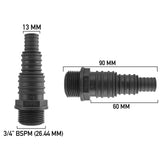 IBC 2” S60X6 Cap with Pond Connector 13/20/25mm Barb - Armstrong Cheshire