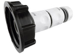 IBC 2” S60X6 Cap with Threaded Hose Fitting, Double Male and Hose Connector WL - Armstrong Cheshire