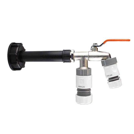 IBC 2” S60X6 Cap with Water Filter, Double Tap, 1 x Max Flo Outlet and 1 x Standard Outlet - Armstrong Cheshire