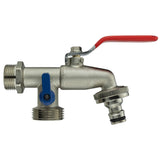 IBC 2” S60X6 Cap with Water Filter, Double Tap, 1 x Max Flo Outlet and 1 x Standard Outlet - Armstrong Cheshire