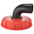 IBC 6-inch Cap Kit with 50mm Barbed Elbow Connector - Armstrong Cheshire