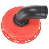 IBC 6-inch Cap Kit with 50mm Barbed Elbow Connector - Armstrong Cheshire