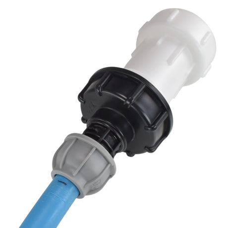 IBC Extender with 2” S60X6 Cap and 20mm MDPE Straight - Armstrong Cheshire