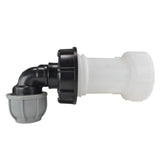 IBC Extender with 2” S60X6 Cap and 25mm MDPE Elbow - Armstrong Cheshire