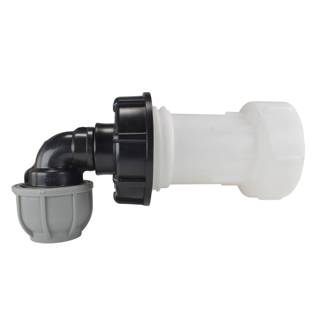 IBC Extender with 2” S60X6 Cap and 25mm MDPE Elbow - Armstrong Cheshire