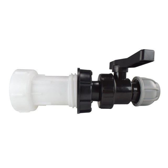 IBC Extender with 2” S60X6 Cap and 25mm MDPE Valve - Armstrong Cheshire