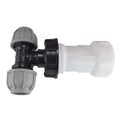 IBC Extender with 2” S60X6 Cap with 20mm MDPE Tee - Armstrong Cheshire
