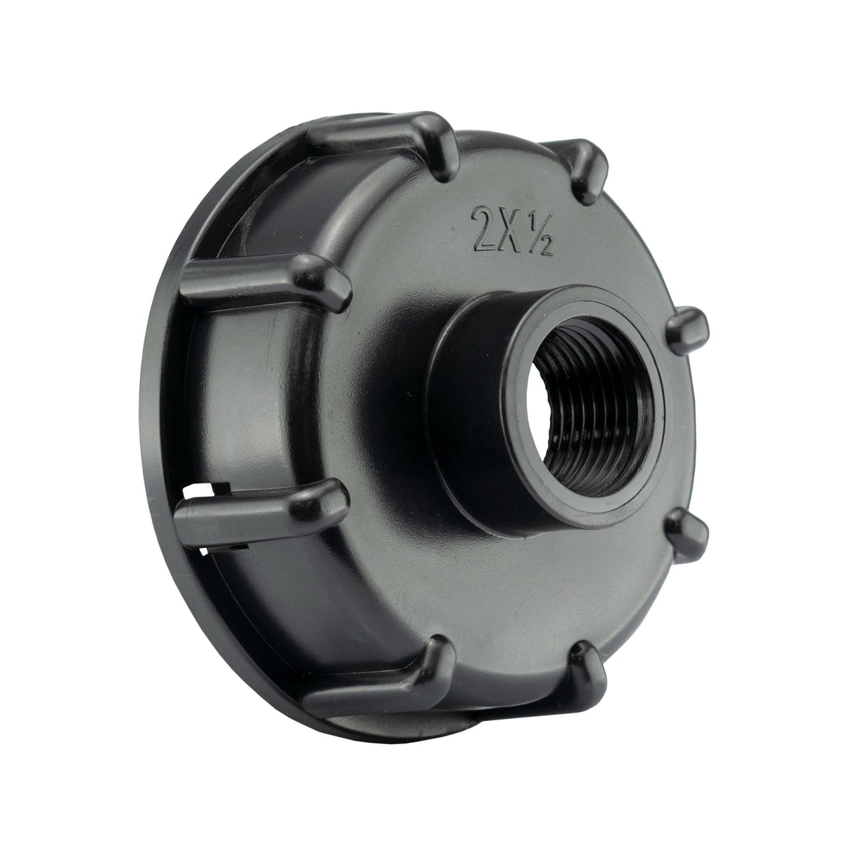 IBC S60x6 M-F Extender Swivel with S60x6 Cap and ½” Barb Lever Tap - Armstrong Cheshire