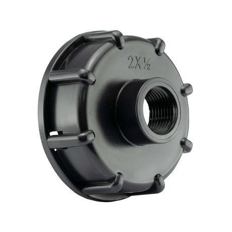 IBC S60x6 M-F Extender Swivel with S60x6 Cap and ½” Barb Lever Tap - Armstrong Cheshire
