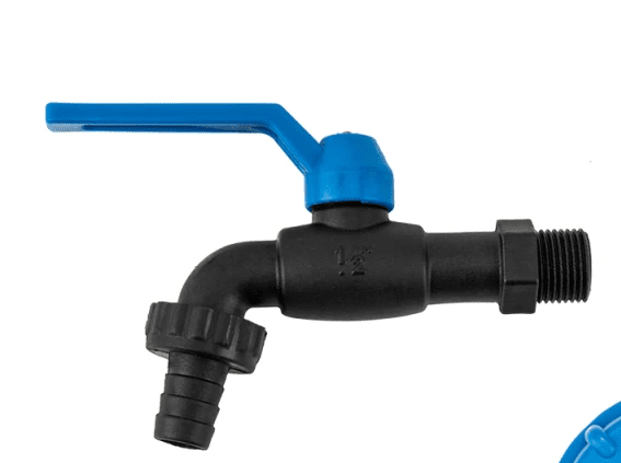 IBC S60x6 M-F Extender Swivel with S60x6 Cap and Tap ½” Barb - Armstrong Cheshire