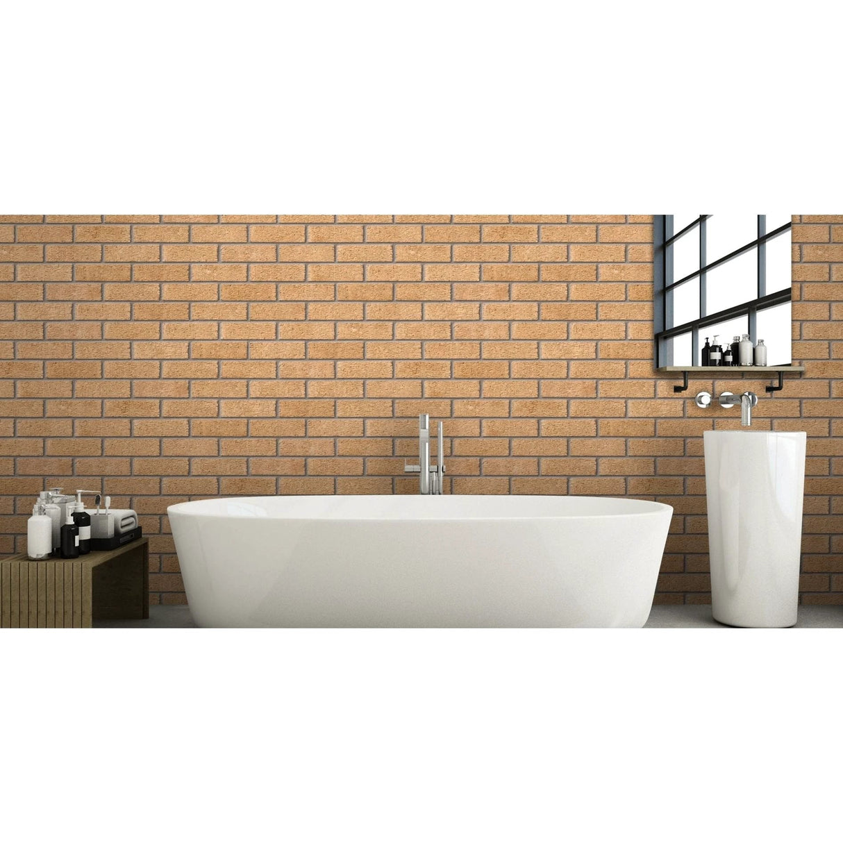 Ibstock Anglian Buff Multi Rustic Brick 65mm - Armstrong Cheshire