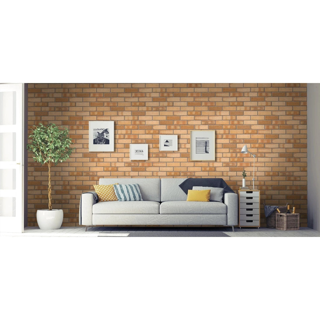 Ibstock Brunswick Wilton Yellow Brick 65mm Pack of 500 - Armstrong Cheshire