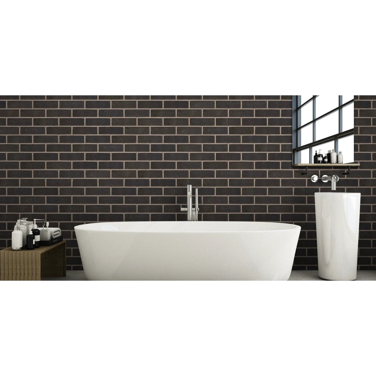 Ibstock Himley Ebony Black Brick 65mm - Armstrong Cheshire