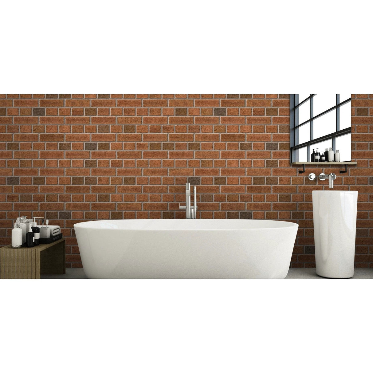 Ibstock Staffordshire Multi Rustic Brick 65mm - Armstrong Cheshire
