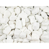 Ice White Pebbles 20-40mm 20kg Bag Pallet of 49 - Armstrong Cheshire