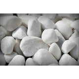 Ice White Pebbles 40-90mm 20kg Bag Pallet of 49 - Armstrong Cheshire