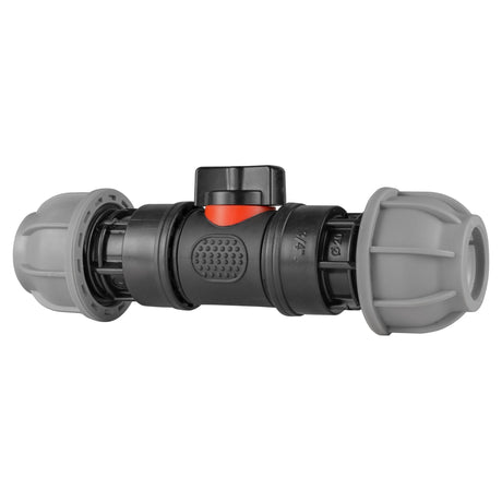 In-Line BSPM Valve with 2 x 20mm MDPE Straight Connectors - Armstrong Cheshire
