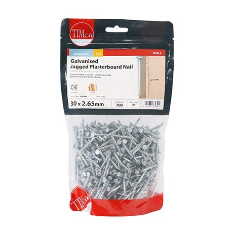 Jagged Plasterboard Nails Galvanised - Armstrong Cheshire
