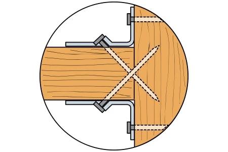 Joist Hanger 47mm Timber to Timber - Armstrong Cheshire