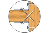 Joist Hanger 47mm Timber to Timber - Armstrong Cheshire