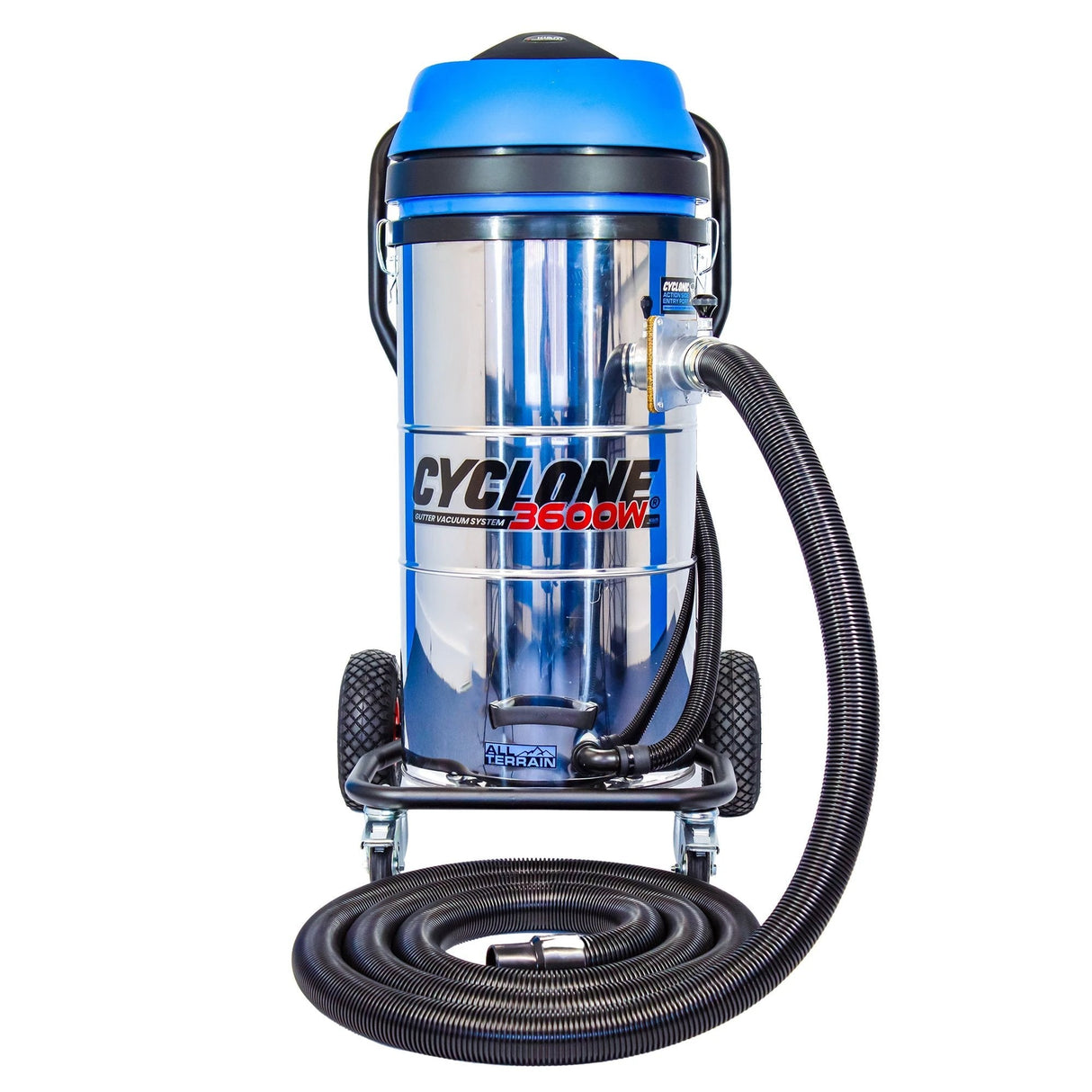 Kiam CYCLONE® All Terrain Gutter Vacuum System 3600W 100L Stainless Steel - Armstrong Cheshire