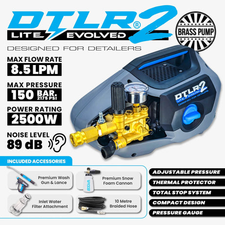 Kiam® DTLR 2 LITE® Electric Pressure Washer 150 Bar 8.45 LPM - Armstrong Cheshire