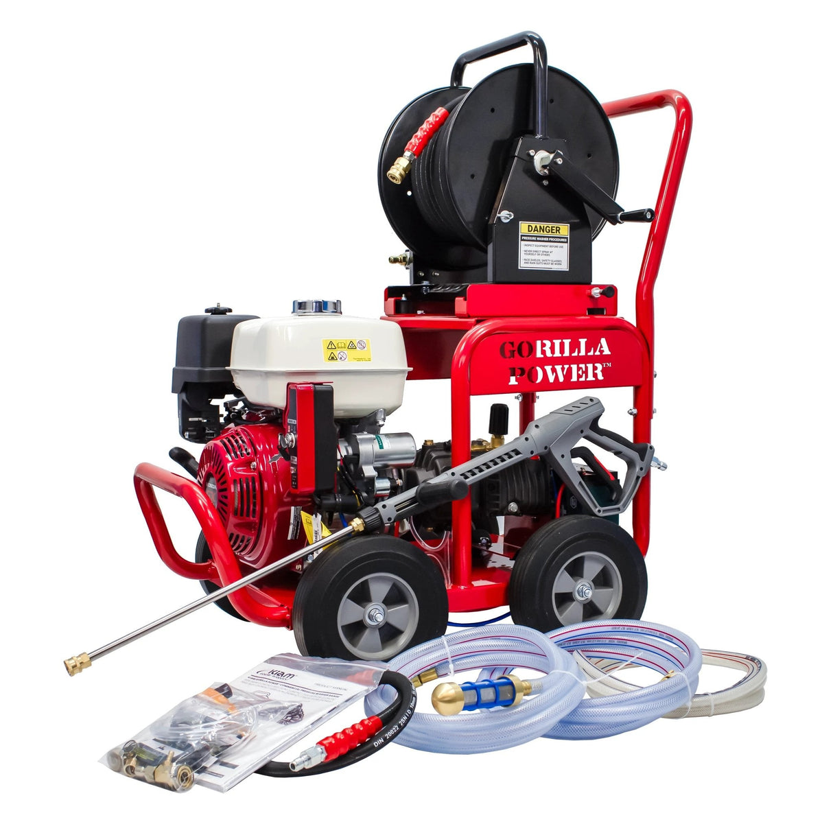 Kiam GORILLA POWER® 2700PSI 25LPM 13HP Petrol Pressure Washer Honda GX390 Engine - Armstrong Cheshire