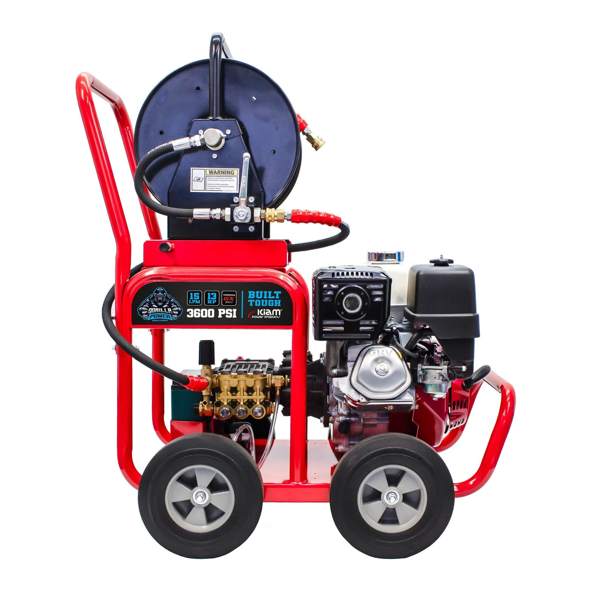 Kiam GORILLA POWER® 3600PSI 15LPM 13HP Petrol Pressure Washer Honda GX390 Engine - Armstrong Cheshire