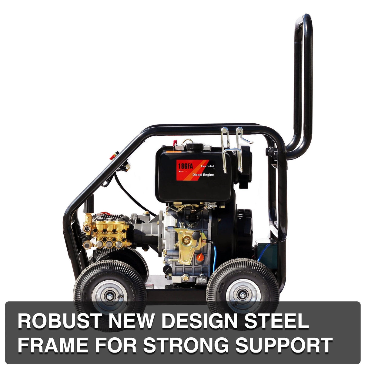 Kiam KM3600DXR Diesel Pressure Washer - Gearbox Version (10HP) - Armstrong Cheshire