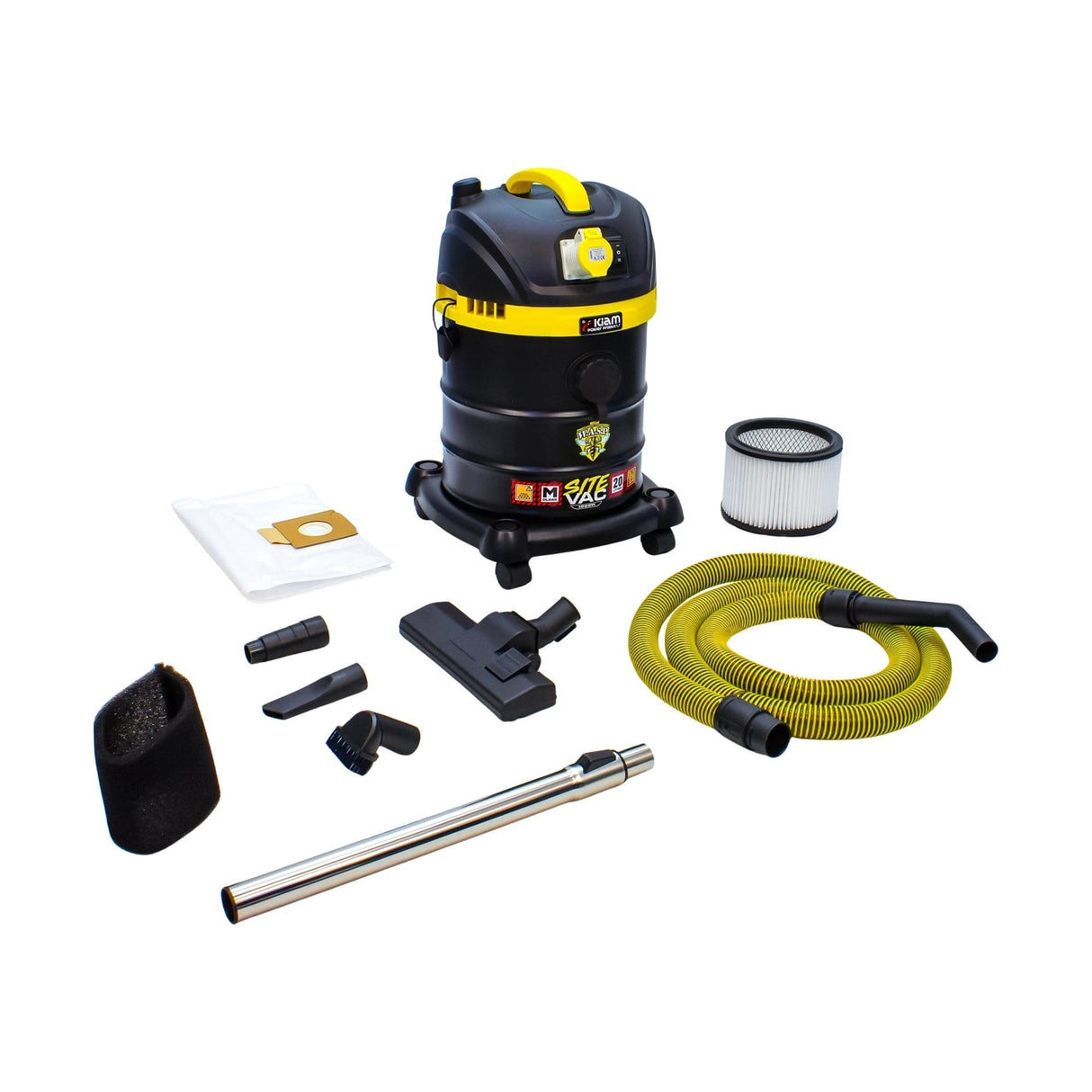 Kiam SiteVac 110V M-Class 1000W Vacuum Cleaner 20L W.A.S.P - Armstrong Cheshire