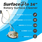 Kiam SurfacePro 24 Rotary Floor Cleaning Tool Steel Flat Surface Cleaner 24" - Armstrong Cheshire