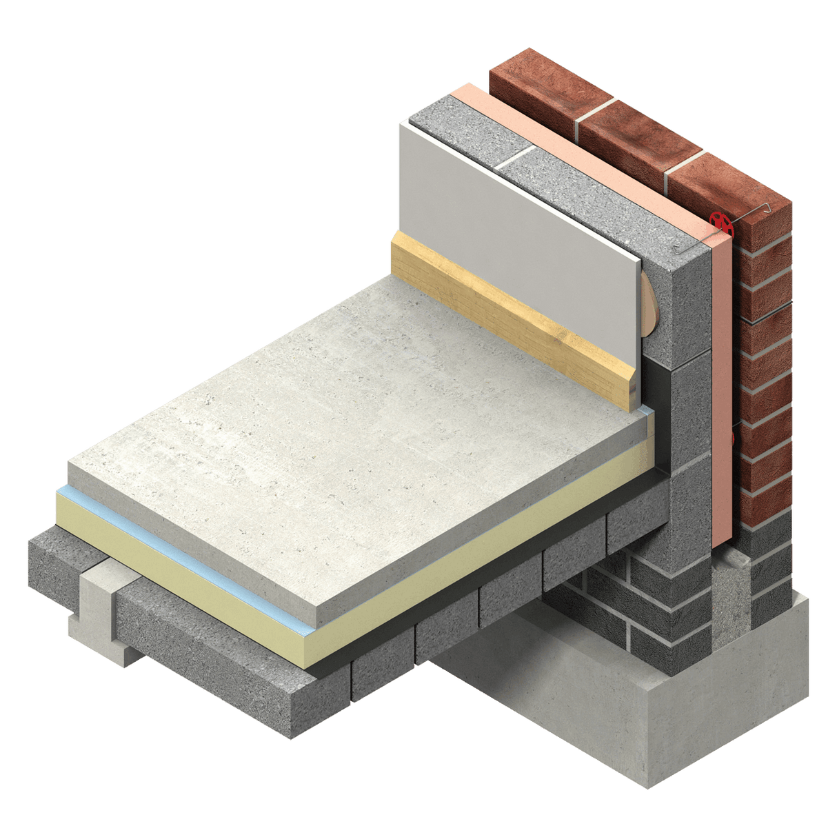 Kingspan Thermafloor TF70 PIR Floor Insulation Board (1200mm x 2400mm) - Armstrong Cheshire